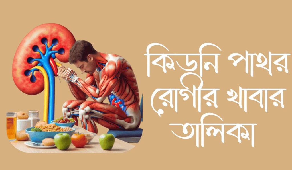 কিডনি পাথর রোগীর খাবার তালিকা