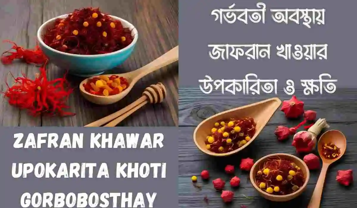 গর্ভবতী অবস্থায় জাফরান খাওয়ার উপকারিতা ও ক্ষতি